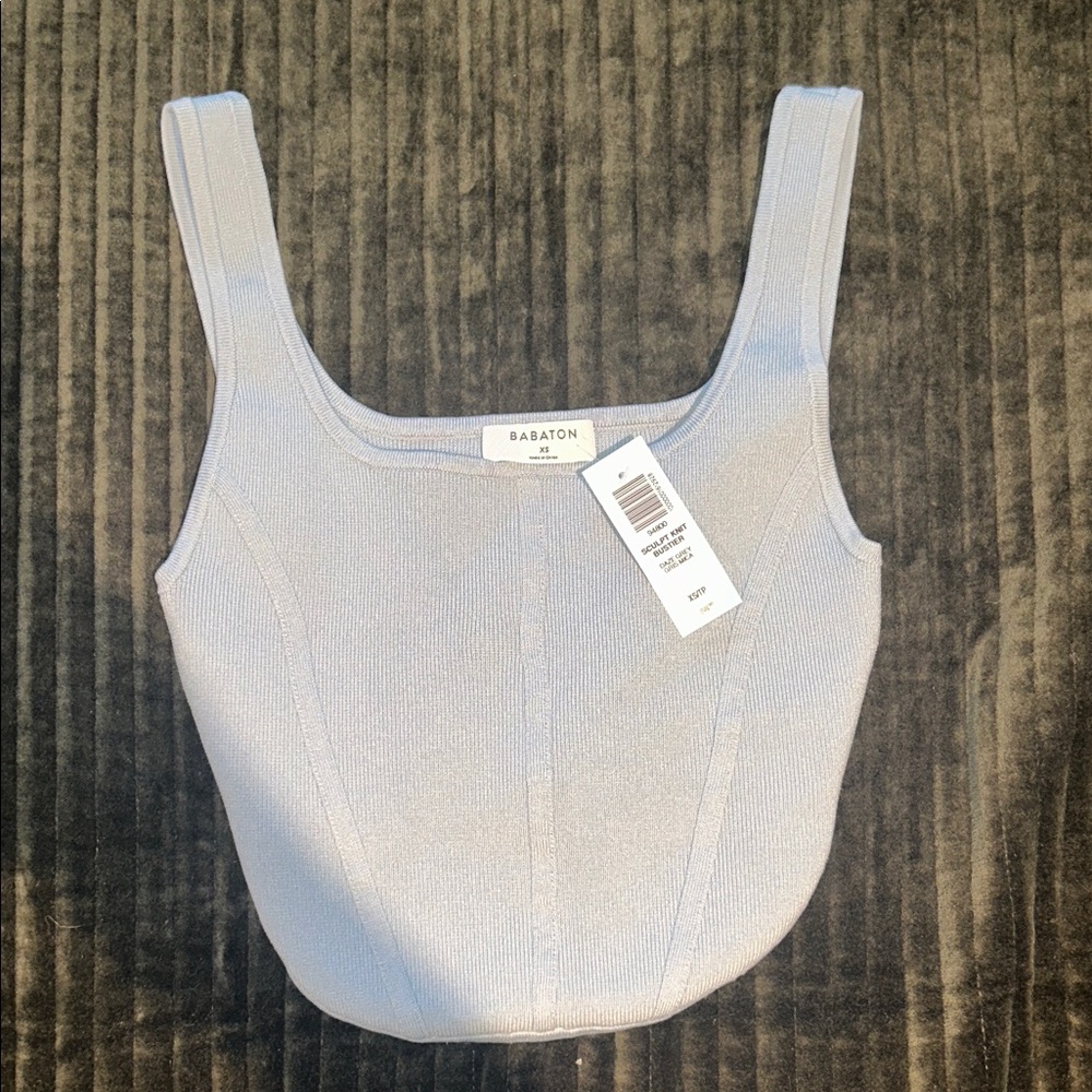 NWT Babaton Women's Light Blue Tank Top